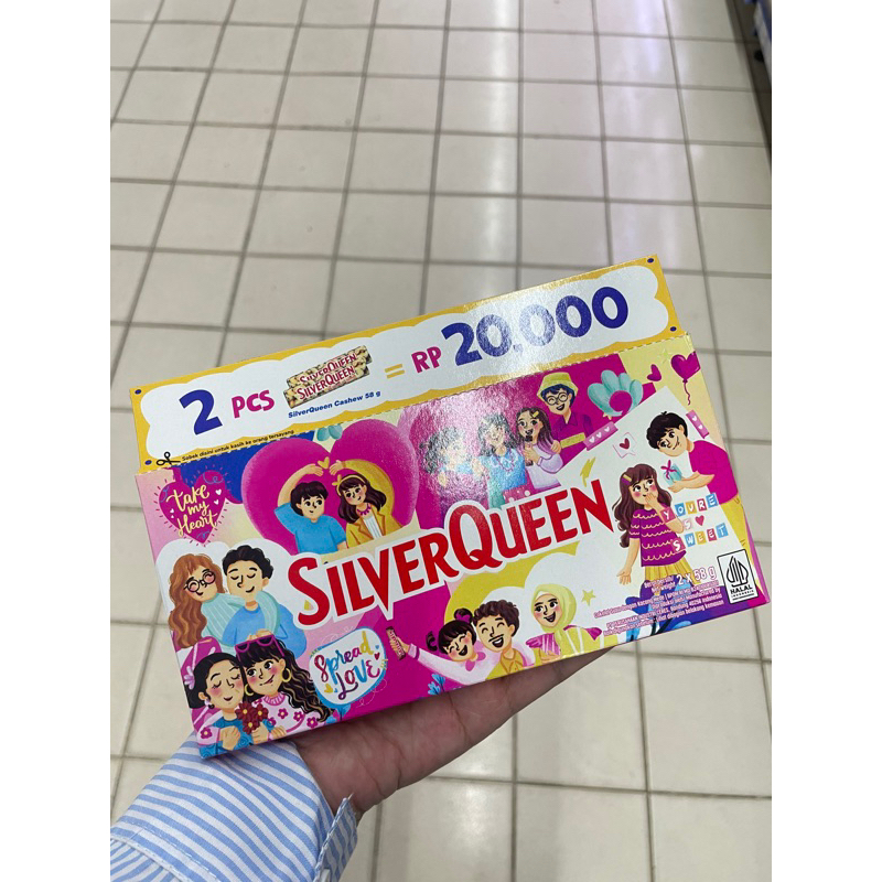 

SILVERQUEEN COKELAT ISI 2PCS