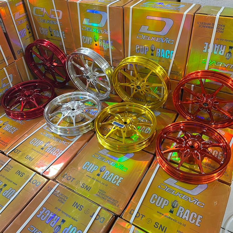 VELG DELKEVIC PALANG 8 NEW SERIES BEAT / VARIO 110 SCOOPY BEAT NEW MODEL TERBARU