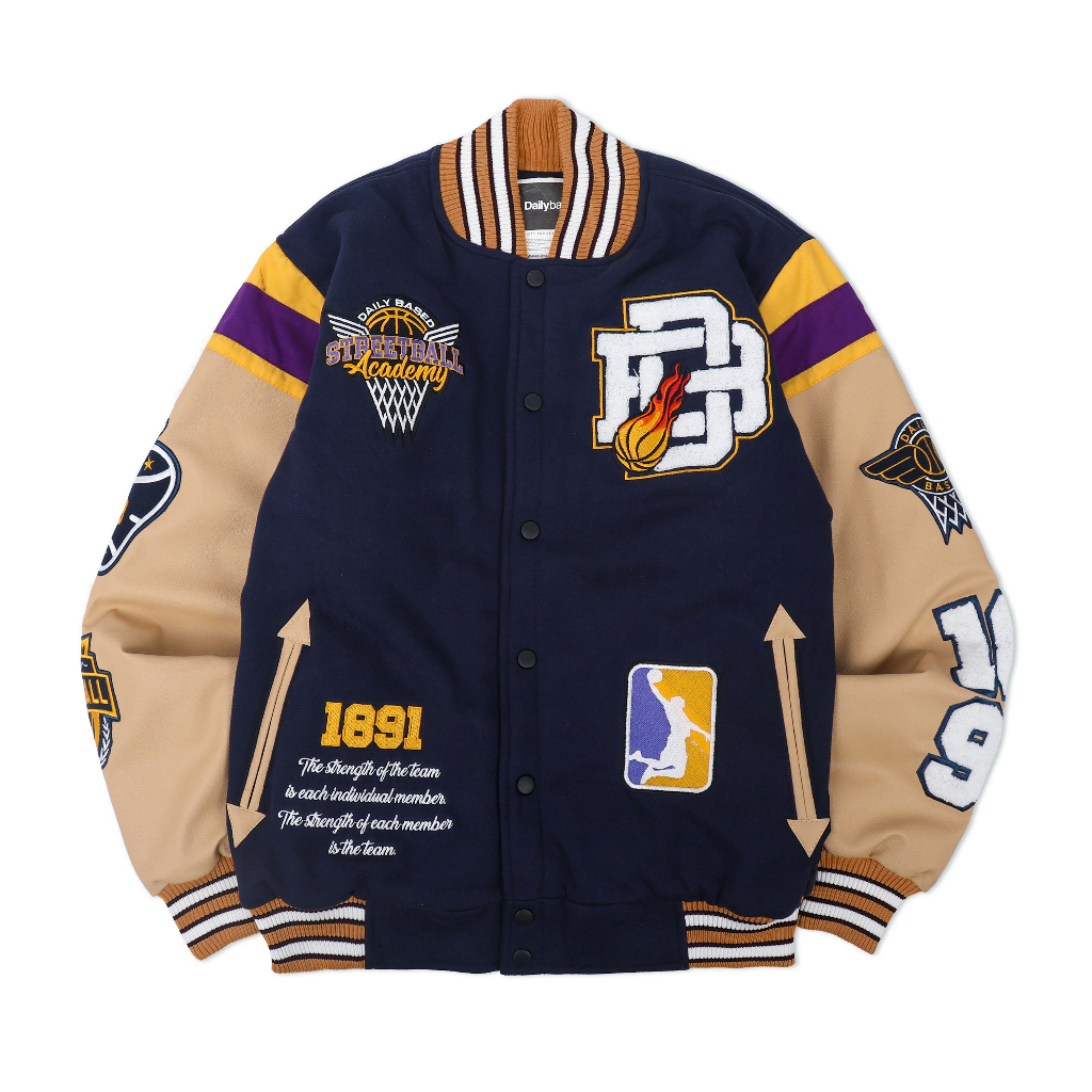 DAILYBASED VARSITY JACKET BASKET CASE