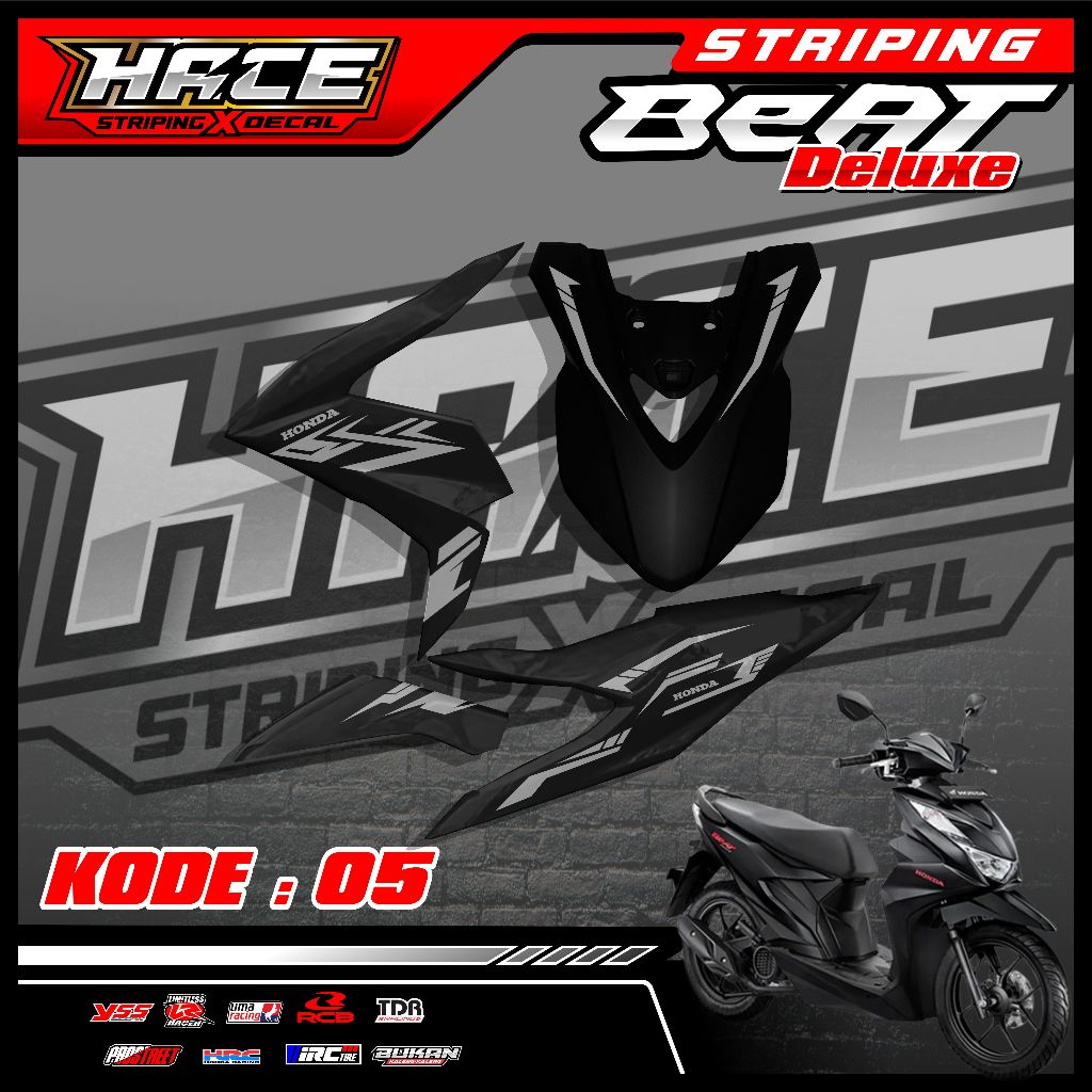 05 STICKER CUTTING BEAT DELUXE - STICKER STRIPING CUTTING BEAT DELUXE SIMPLE LINE