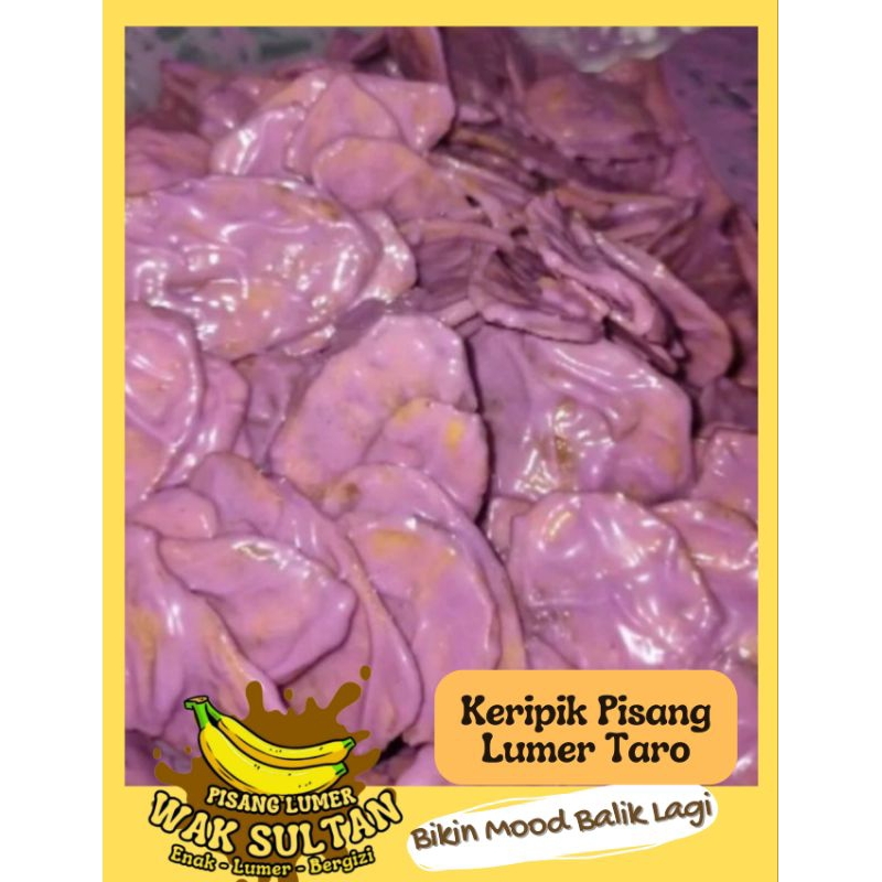 

Kripik Pisang Lumer Taro