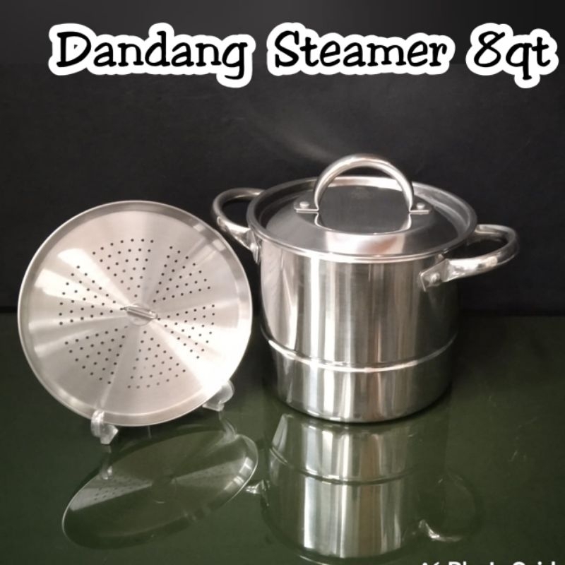 Panci Supra Steamer Dandang Steamer Supra Stainles Steel 8qt