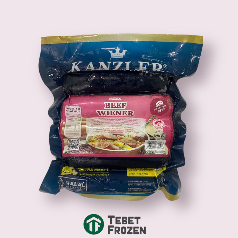 

KANZLER SOSIS BEEF WIENER 360GR - TEBET FROZEN