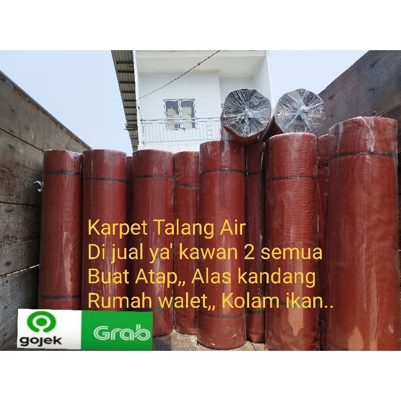 karpet talang air 110 cm tebal 1mm pengiriman instant