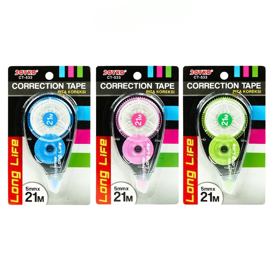 

Correction Tape JOYKO CT-533 21mm x 5mm (014080)