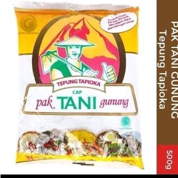 

Tepung Tapioka Cap Pak Tani Gunung 500 gr