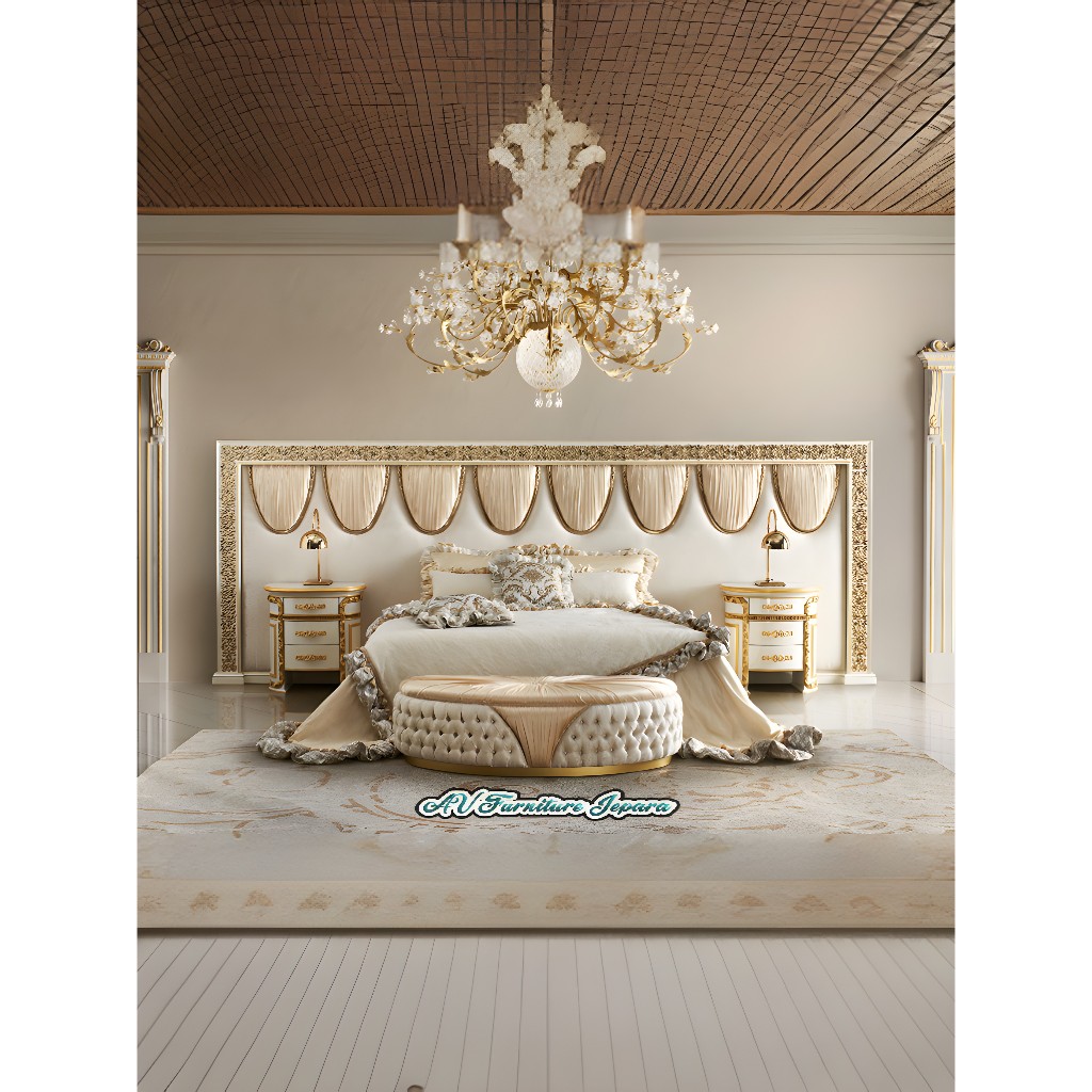 Dipan tempat tidur satu set ukuran 160x200 Divan klasik Modern