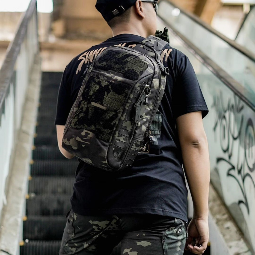 SLING BAG SNAKE HEAD MULTICAMBLACK DURHAIM | TAS MCB ORIGINAL DURHAIM