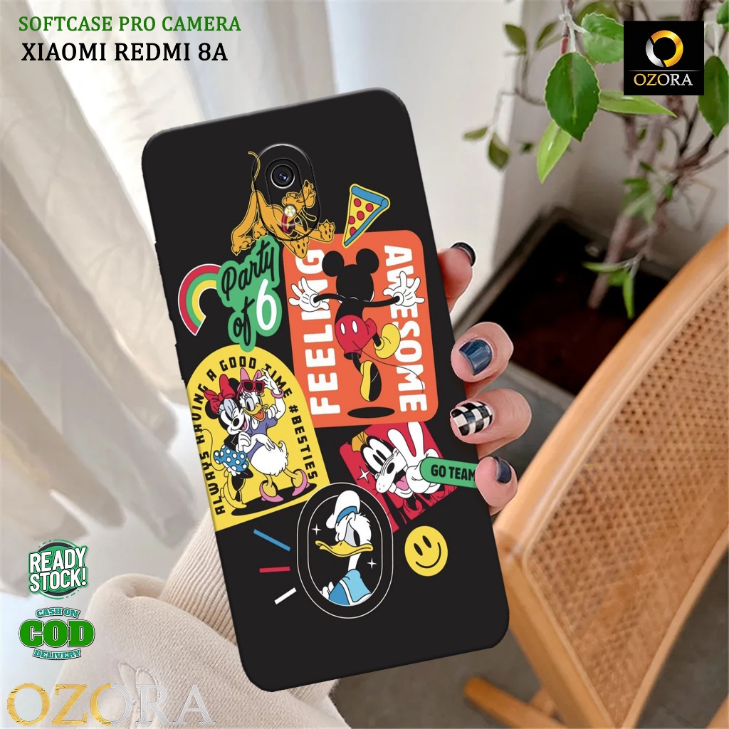 Case Xiaomi Redmi 8A Terbaru - OZORA - Fashion Case Kartun - Casing Hp Xiaomi Redmi 8A - Aksesoris Handphone Xiaomi Redmi 8A - Softcase Hp - Silikon Hp - Kesing Hp - Cover Hp - Case Lucu - Softcase Pro Camera