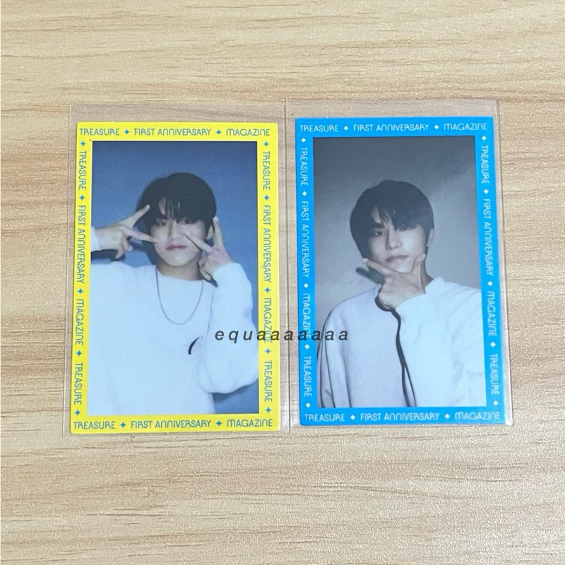TREASURE JEONGWOO 1st ANNIVERSARY MAGAZINE PHOTOCARD