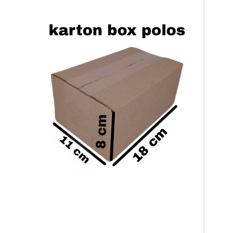 

kardus polos UK 18x11x8 kardus kecil kardus packing