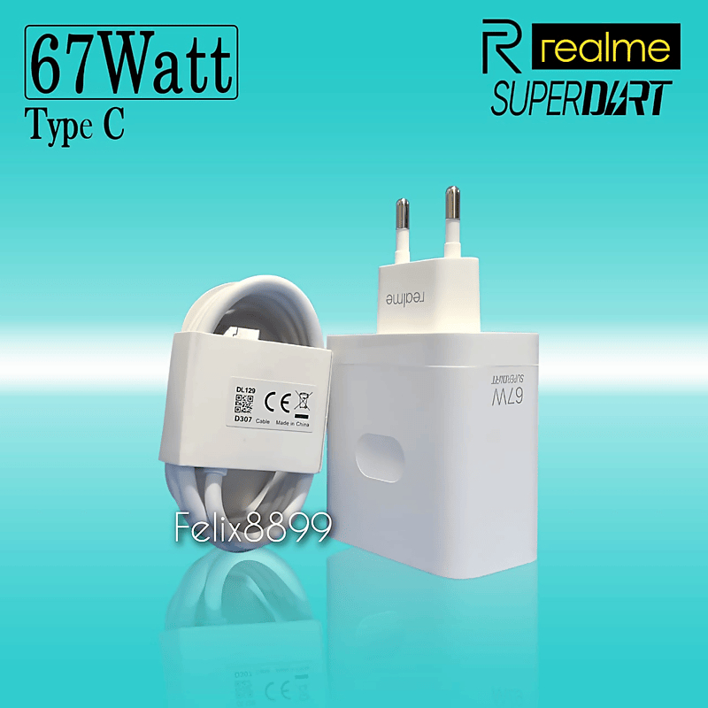 Charger Casan Realme 67W Original SUPERDART TYPE C