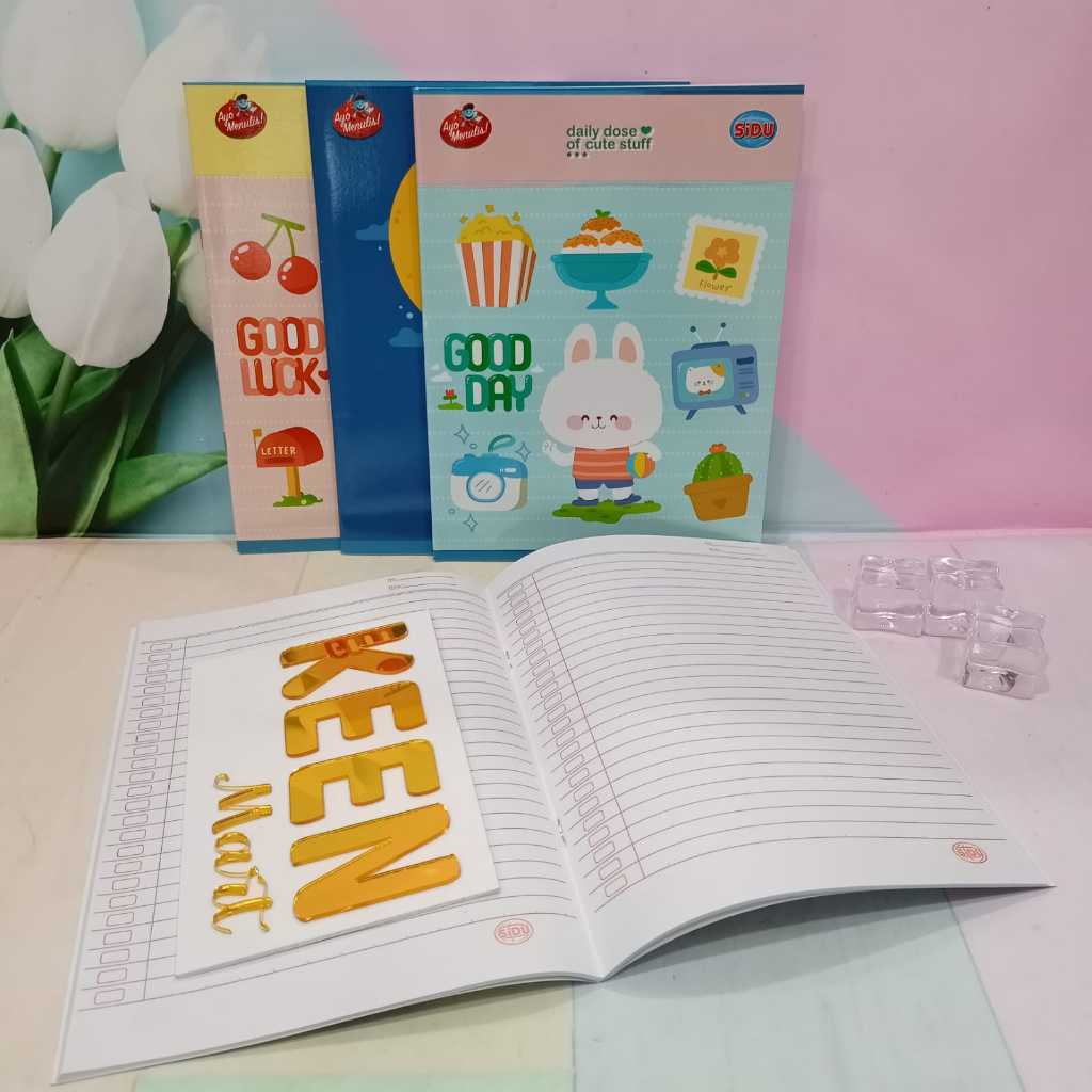 

(10pc) buku tulis merek SIDU isi 38 lembarrr/buku tulis