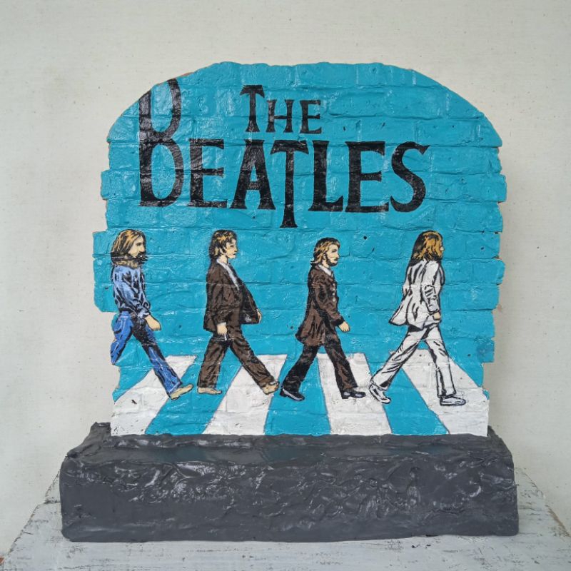 Hiasan meja the beatles dekorasi pajangan aesthetic home decor