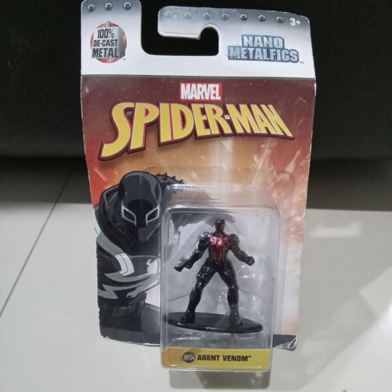 agent venom nano metalfigs marvel spider man