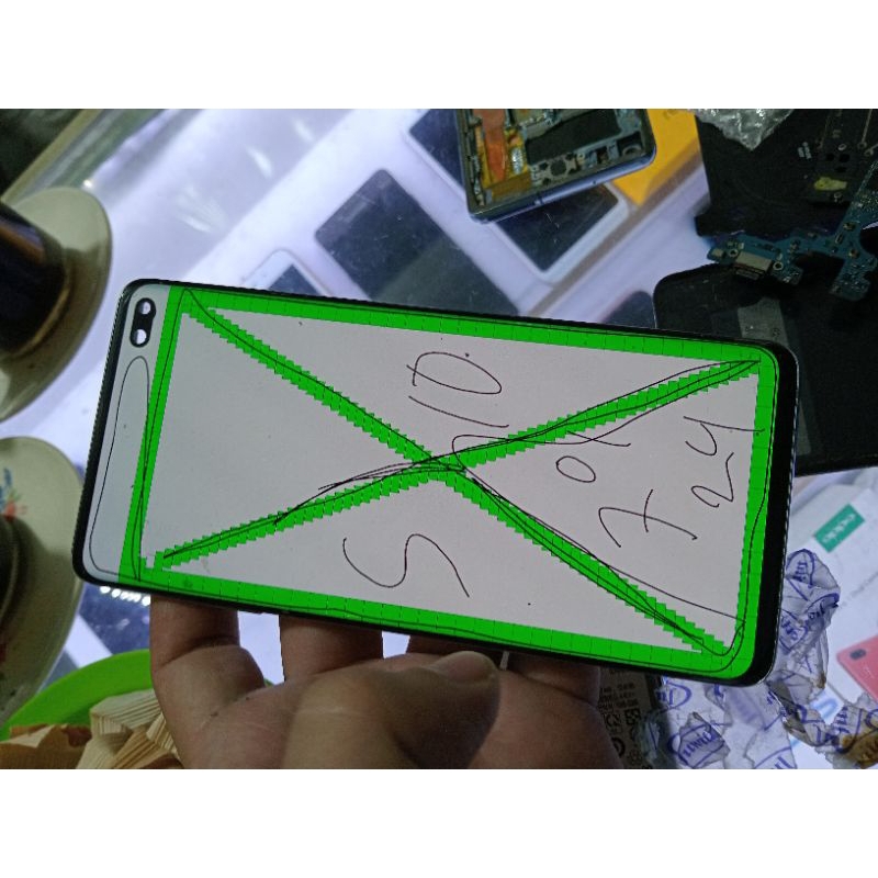 LCD Samsung S10 plus original no minus