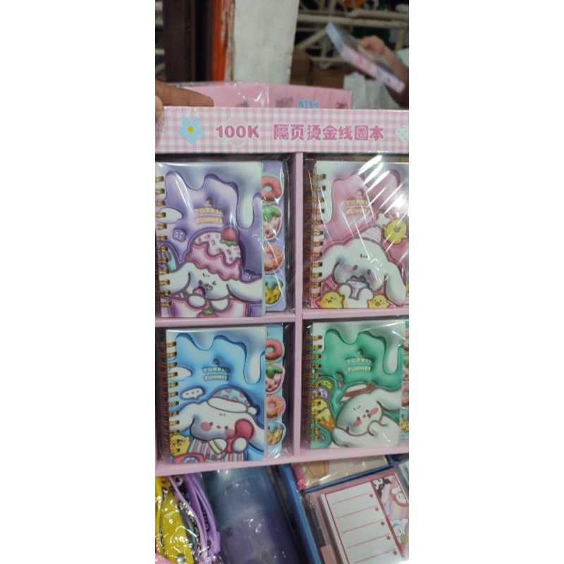 

Notebook binder gold donat