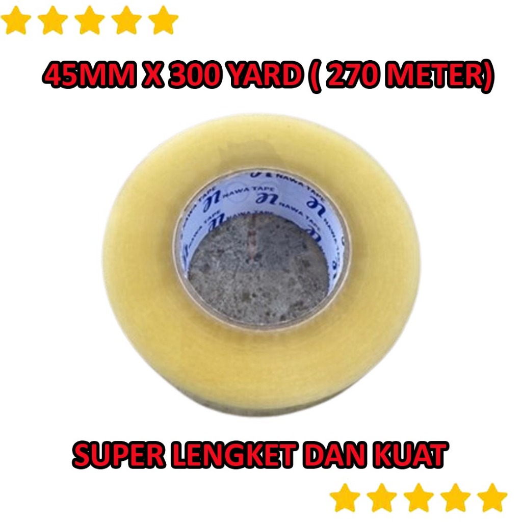 

[JAGOPACK] LAKBAN BENING 45MM X 300 YARD (270 METER) LAKBAN JUMBO 45MM X 300YARD LAKBAN BENING JUMBO LAKBAN BESAR