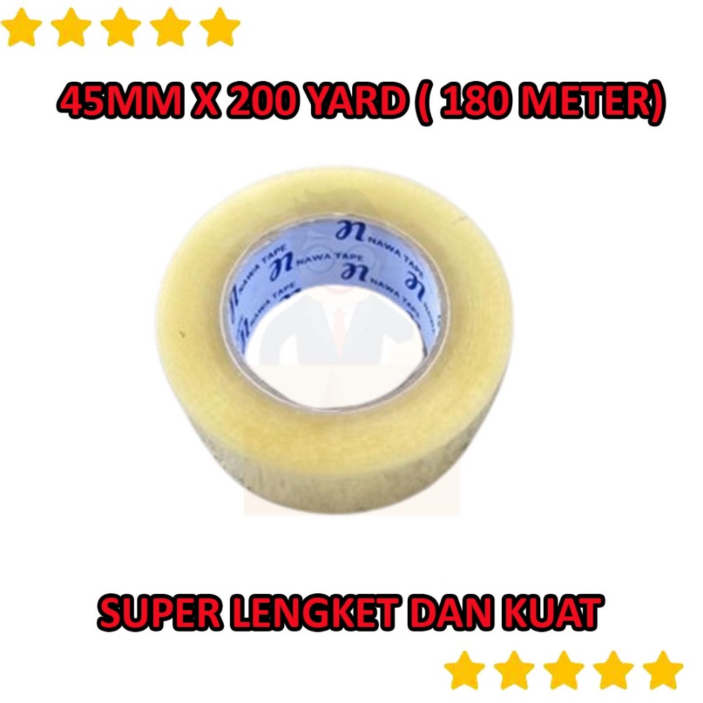 

[JAGOPACK] LAKBAN BENING 45MM X 200YARD (180 METER) LAKBAN JUMBO 45MM X 200 YARD LAKBAN BENING JUMBO LAKBAN BESAR