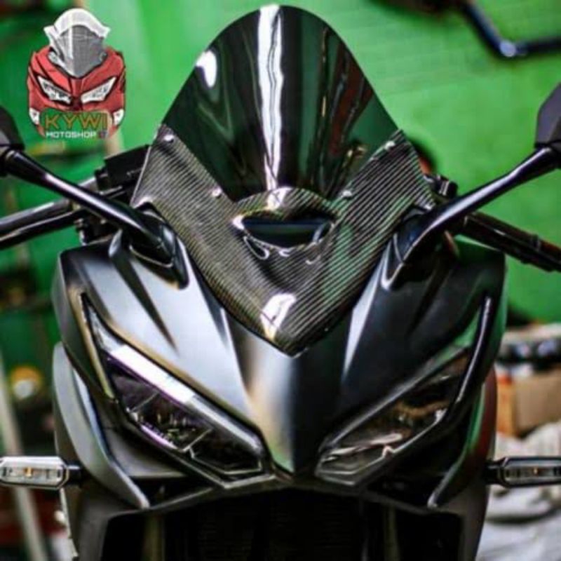 Visor v2 carbon cbr 150r facelift k45n 2019 2020
