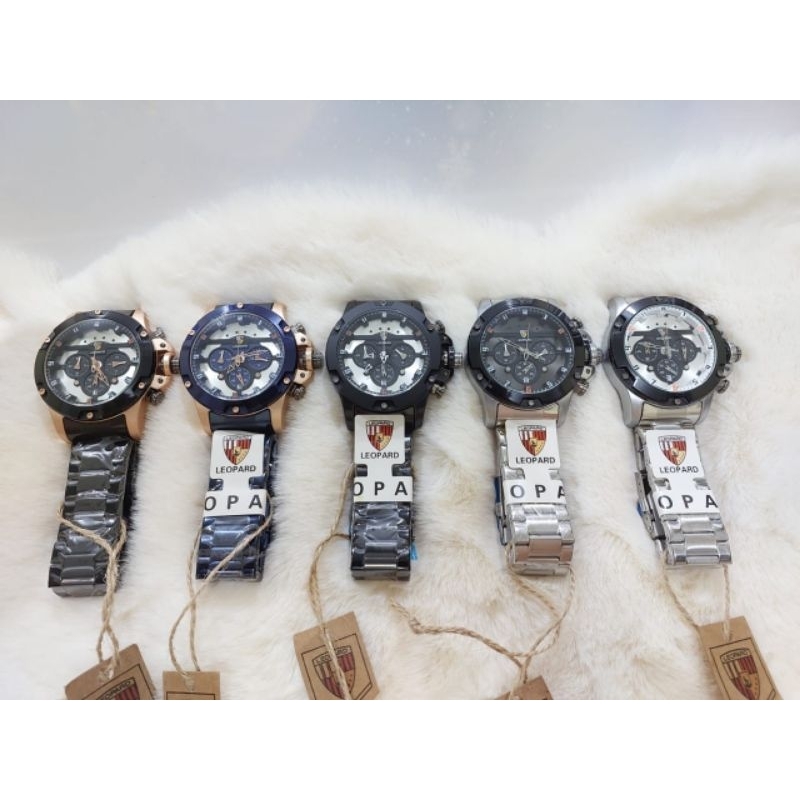 jam tangan pria leopard