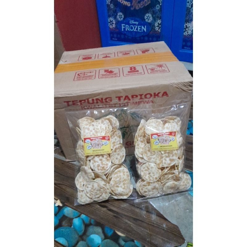 

kripik tempe kanji/tapioka 150gr, kripik tempe bulat, kripik tempe kekinian