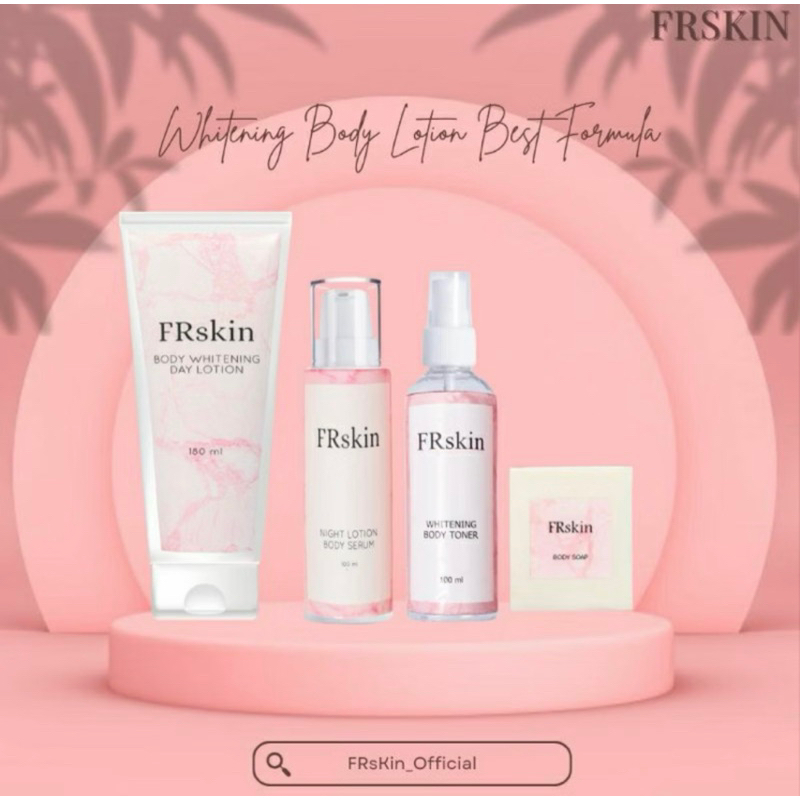 frskin Whitening Body Lotion Paket Lengkap