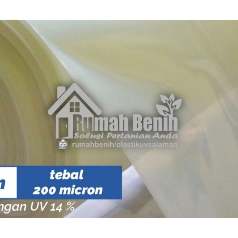 plastik UV lebar 6 ketebalan 200 micron
