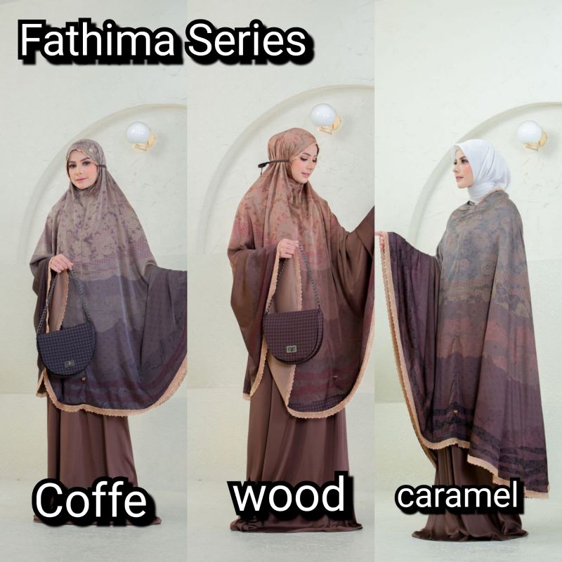 [MOSCHA] Mukena Fathima Series 2in1 Armani Silk Signature Premium