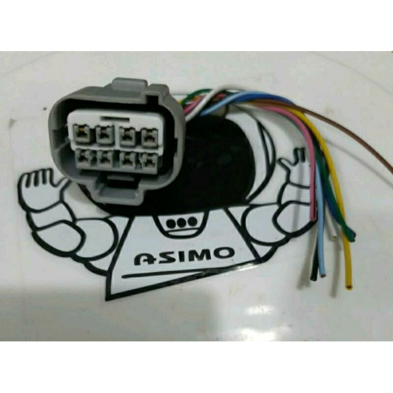 soket headlight pin facelift pin 8 toyota Fortuner Innova kijang venturer zenix Altis Yaris kabel so