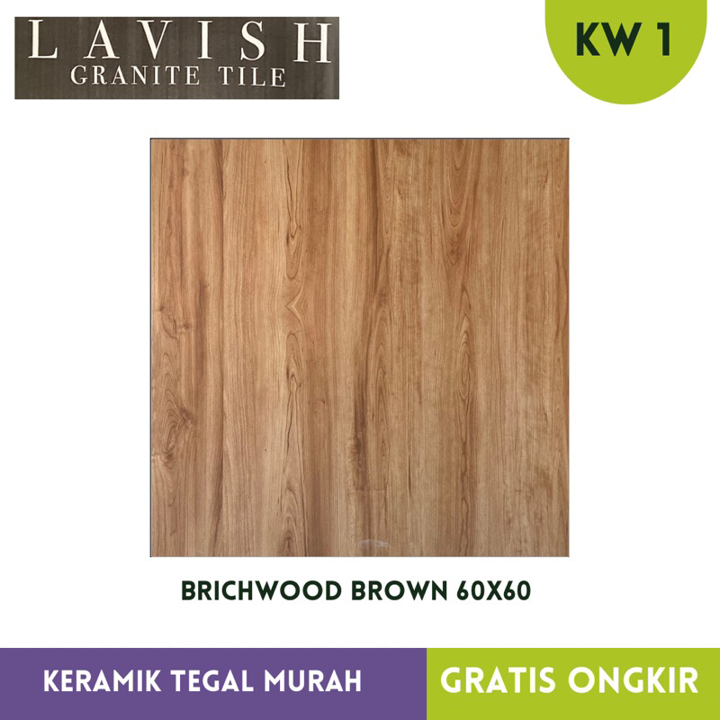Granit Motif Kayu matt 60x60 Brichwood Brown KW1