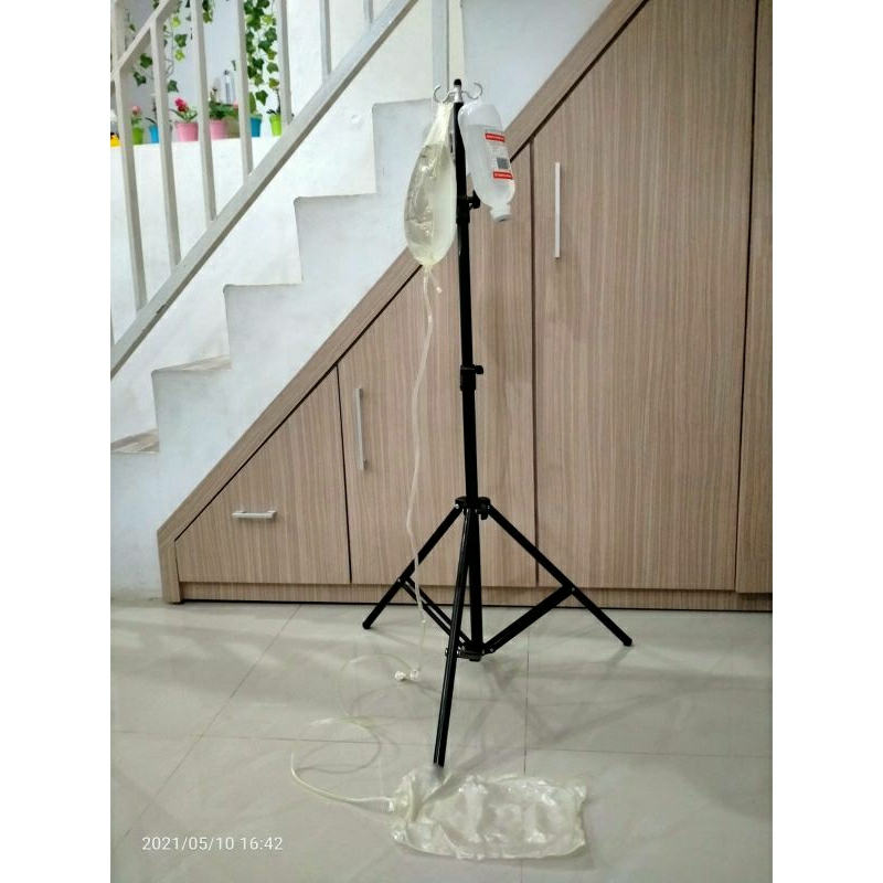 tiang infus 2 gantungan/tiang infus capd/homecare