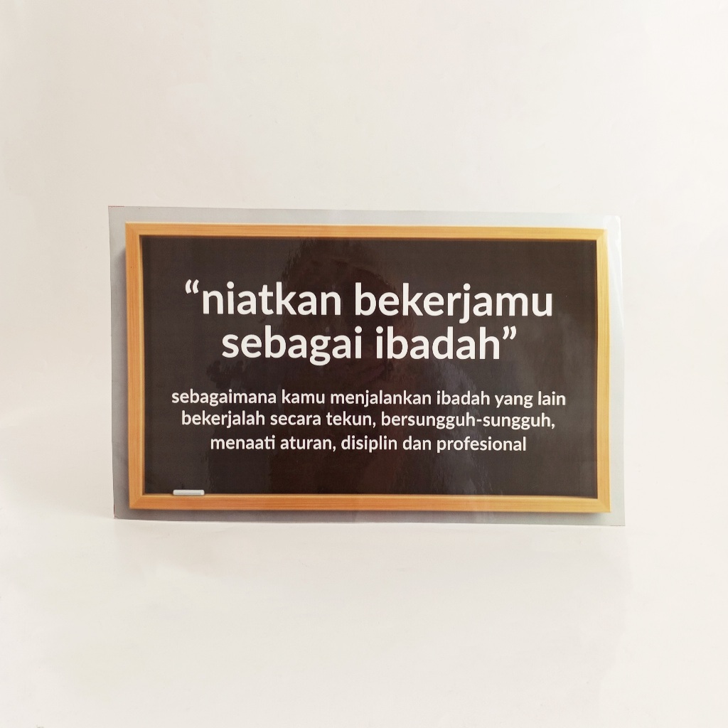 

Stiker Quote Niatkan Bekerjamu Sebagai Ibadah/ Stiker Quote/ Stiker Motivasi/ Stiker Vinyl
