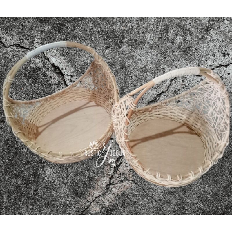 KERANJANG ROTAN CINCIN/KERANJANG ROTAN GROSIR/KERANJANG PARCEL/KERANJANG ROTAN MURAH