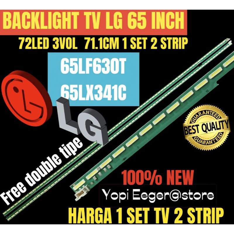BACKLIGHT TV LCD LED LG 65 INCH LG 65LF630T- 65LX341C BACKLIGHT TV LG 65 INCH