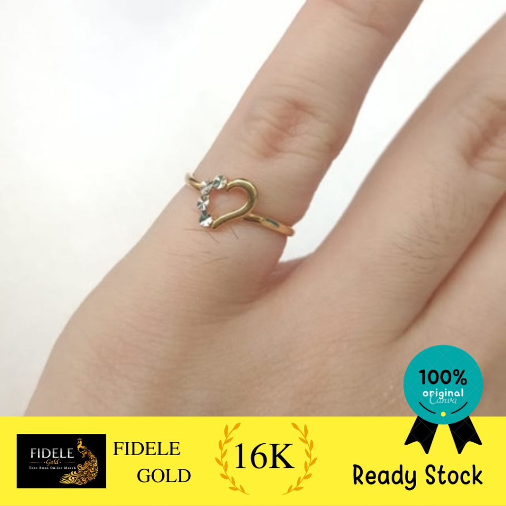 Cincin Anak emas asli emas tua 700