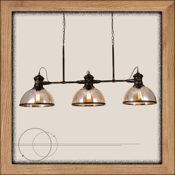 Lampu Plafon Gantung panjang Vintage Retro Industrial classic modern minimalis elegan lighting livin