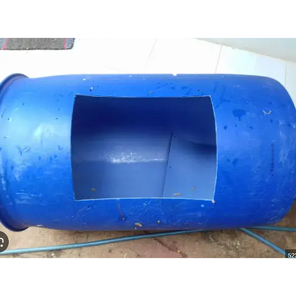 Tong plastik HDPE budidaya ikan / tong plastik bekas 200 liter Berkualitas