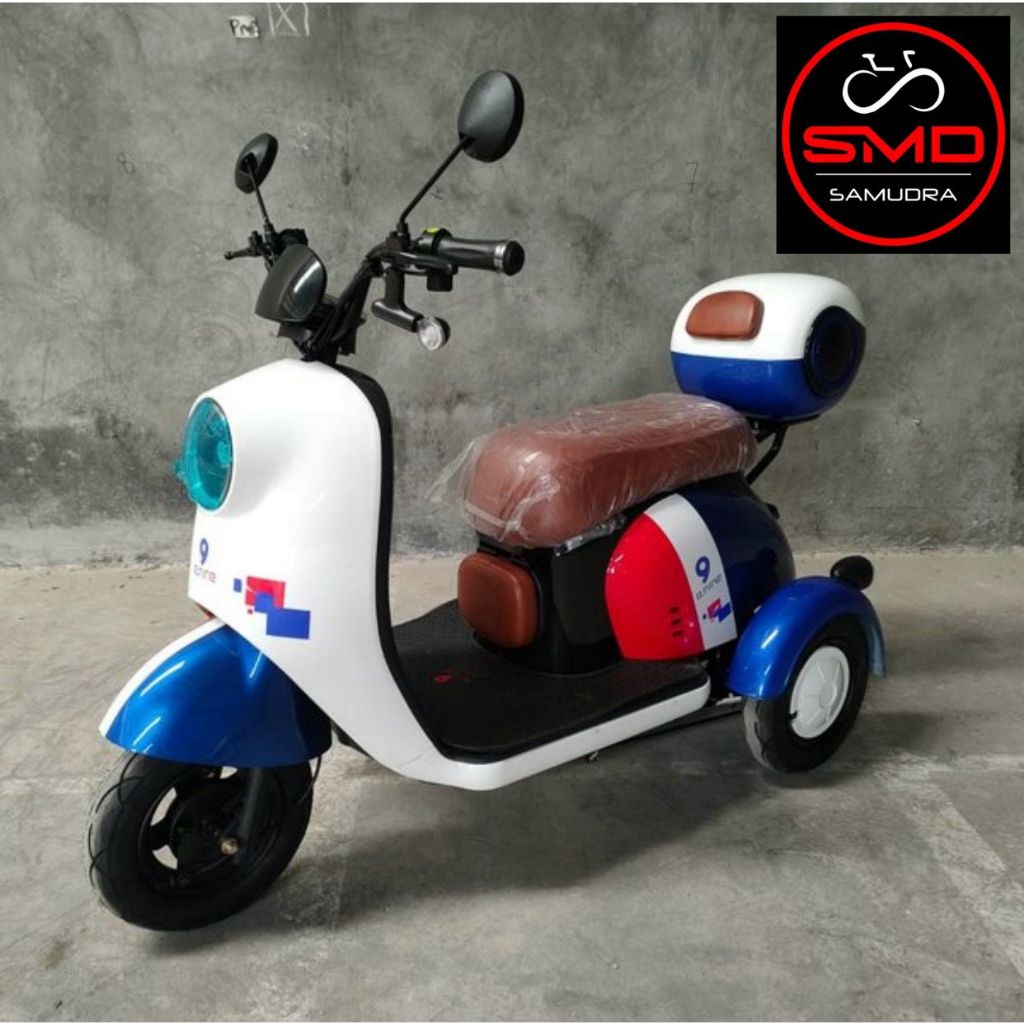Sepeda Listrik Ebike Roda 3 Enine Tristar 650W 48V 20Ah Murah BDG