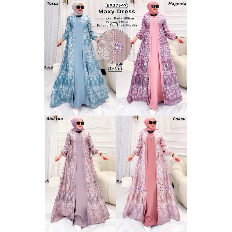 EXTU TERBARU gamis payet,abaya extu,abaya zafana Dress raya series,abaya terbaru,gamis payet,abaya p