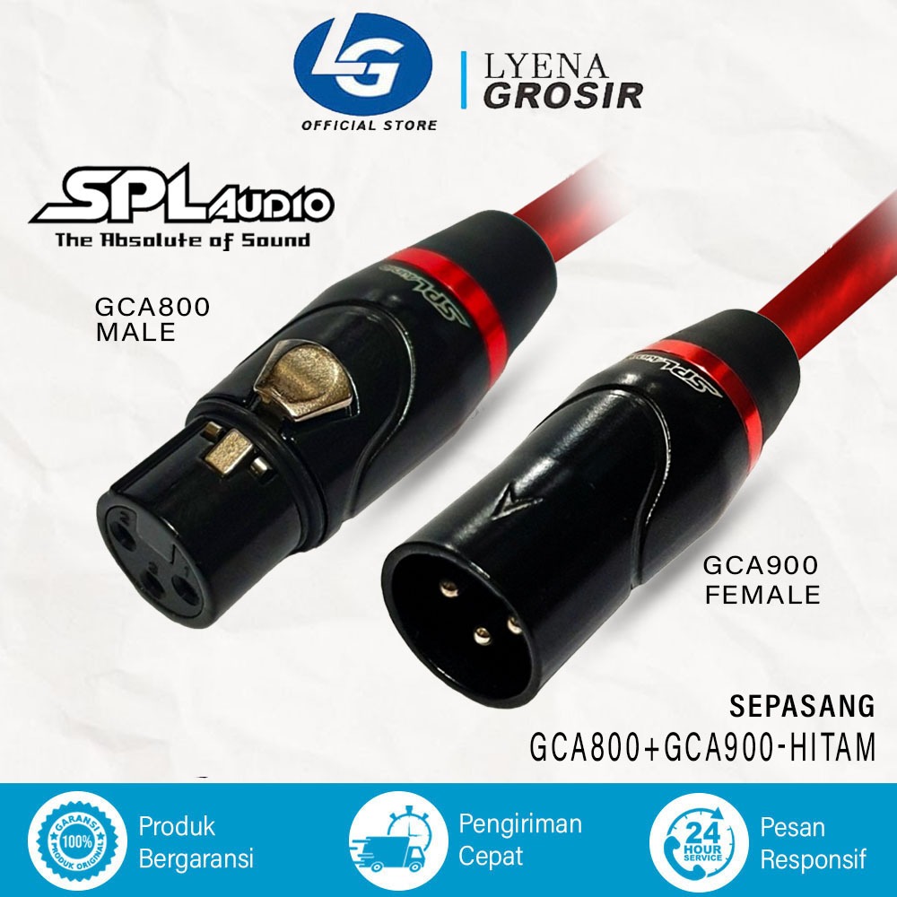 SEPASANG SPL AUDIO GCA 800 GCA 900 Jack Canon XLR Male Female  Original
