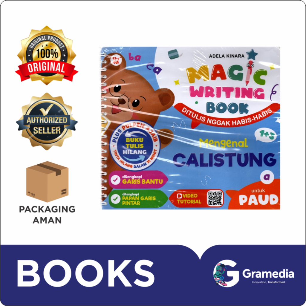 Gramedia Bandung - Magic Writing Book Calistung