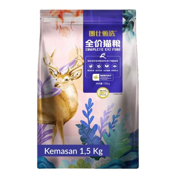 LANGSHI Cat food rasa Daging Rusa
