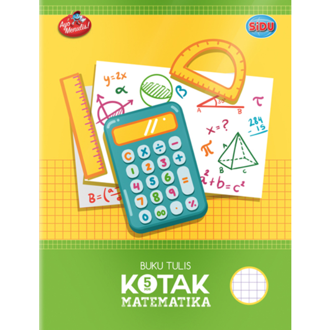 

BUKU TULIS SIDU KOTAK KECIL 38 LEMBAR (1 PAK ISI 10 PCS) / BUKU MATEMATIKA RB9