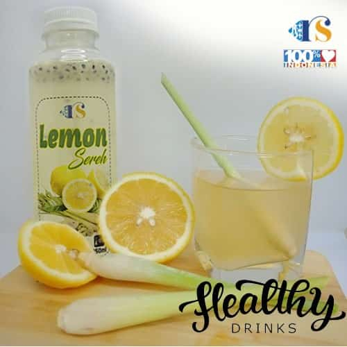 

Minuman sehat lemon sereh selasih 250ml frozen