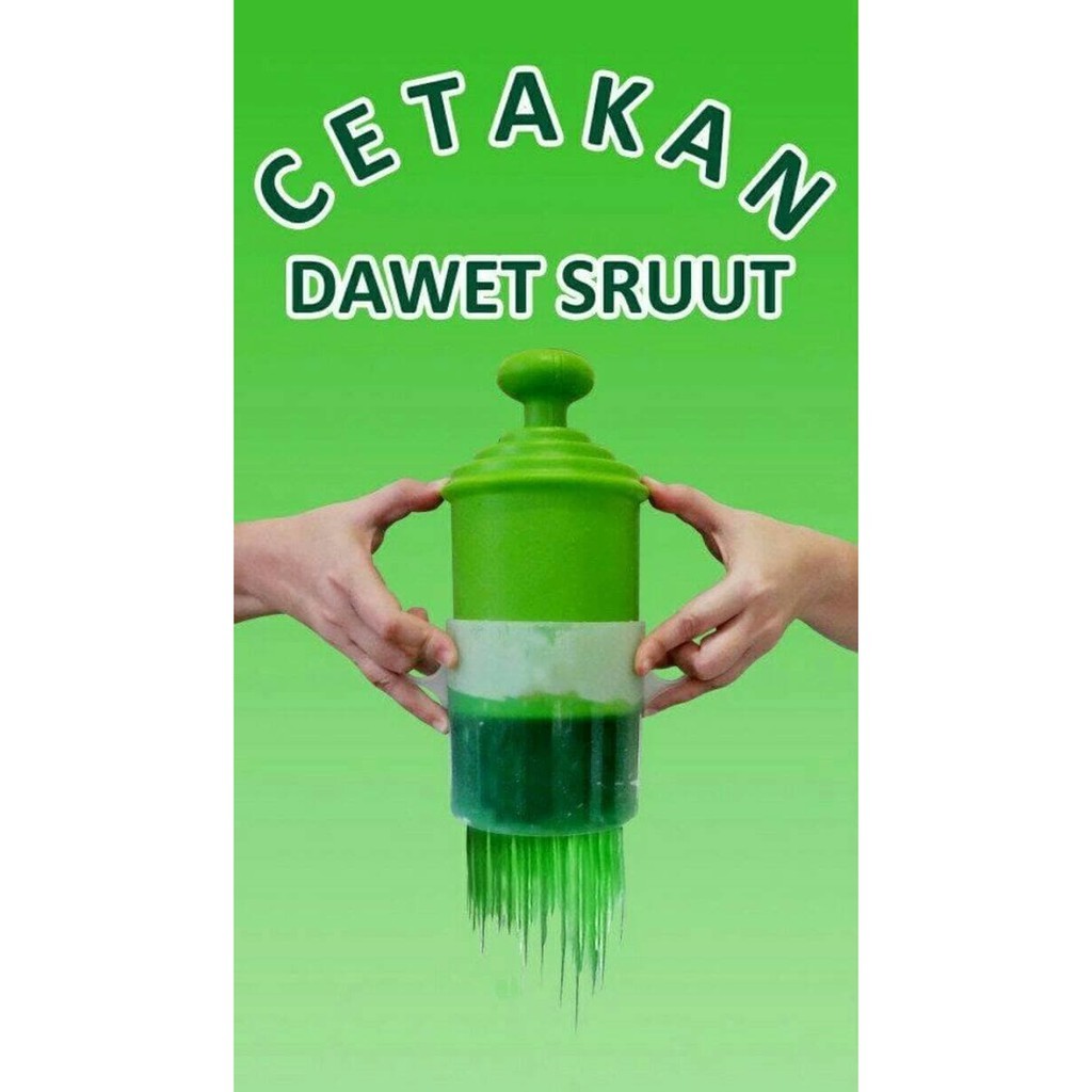 Cetakan cendol sruut / dawet free tepung cendol