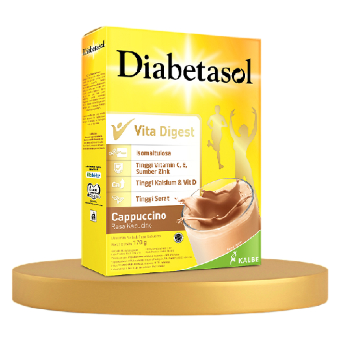 

SUSU DIABETASOL VITA DIGEST CAPPUCCINO 170GR UNTUK PENEDERITA DIEBETES