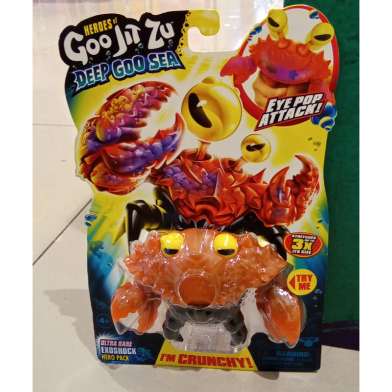 Heroes Goo Jit Zu Deep Goo Sea Ultra Rare Exoshock Hero Pack Original