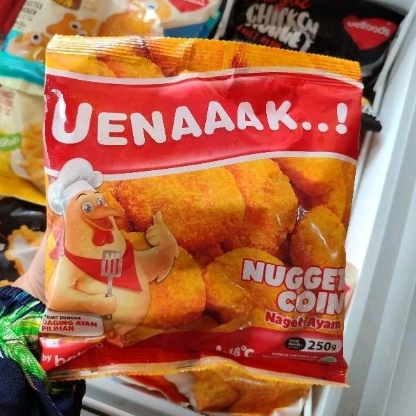 

UENAAK NUGGET COIN ISI 250 GRAM | Banna Foody | Snack Viral