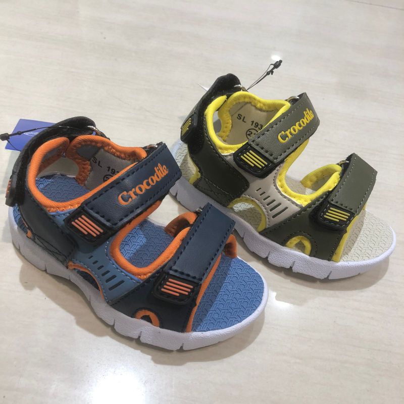 sepatu sandal anak laki-laki crocodile kidz ORI size tinggal 26 warna kuning